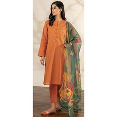 3 PC LIMELIGHT LAWN SHALWAR,  KAMEEZ AND COTTON NET  DUPATTA (L)