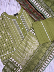 3 PC KHADDAR TROUSER KAMEEZ AND SHAWL