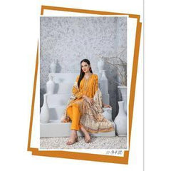 3 PC TAWAKKAL CLOITE EMBROIDERED KAMEEZ, COTTON TROSER AND DUPATTA