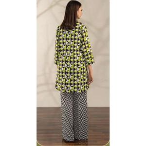 LIMELIGHT LAWN KAMEEZ AND TROUSERS (L)