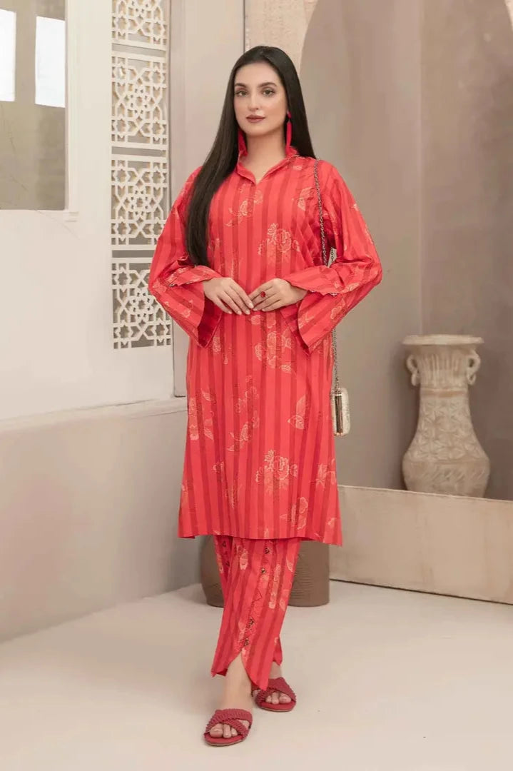 2 PC TAWAKKAL DIVANI LAWN TROUSER AND KAMEEZ