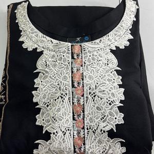 Khadija’s  dhanak 3 piece kameez and dupatta embroidered
