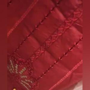 CRIMSON INSPIRED LAWN EMBROIDERED KAMEEZ WITH TROUSER AND SILK DUPATTA Womenswear Traditional Suit