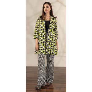 LIMELIGHT LAWN KAMEEZ AND TROUSERS (L)