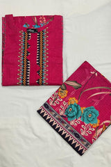 3 PC PRINTED KHADDAR KAMEEZ AND SHAWL