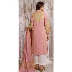 2 PC LIMELIGHT LAWN KAMEEZ AND CHIFFON  STITCHED ( medium)