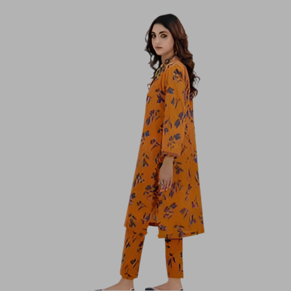 2 PC TAWAKKAL DIVANI LAWN KAMEEZ AND TROUSER