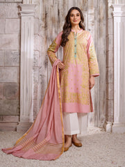 2 PC LIMELIGHT LAWN KAMEEZ AND CHIFFON  STITCHED ( medium)