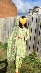 3 PC KHADDAR SHALWAR KAMEEZ AND SHAWL