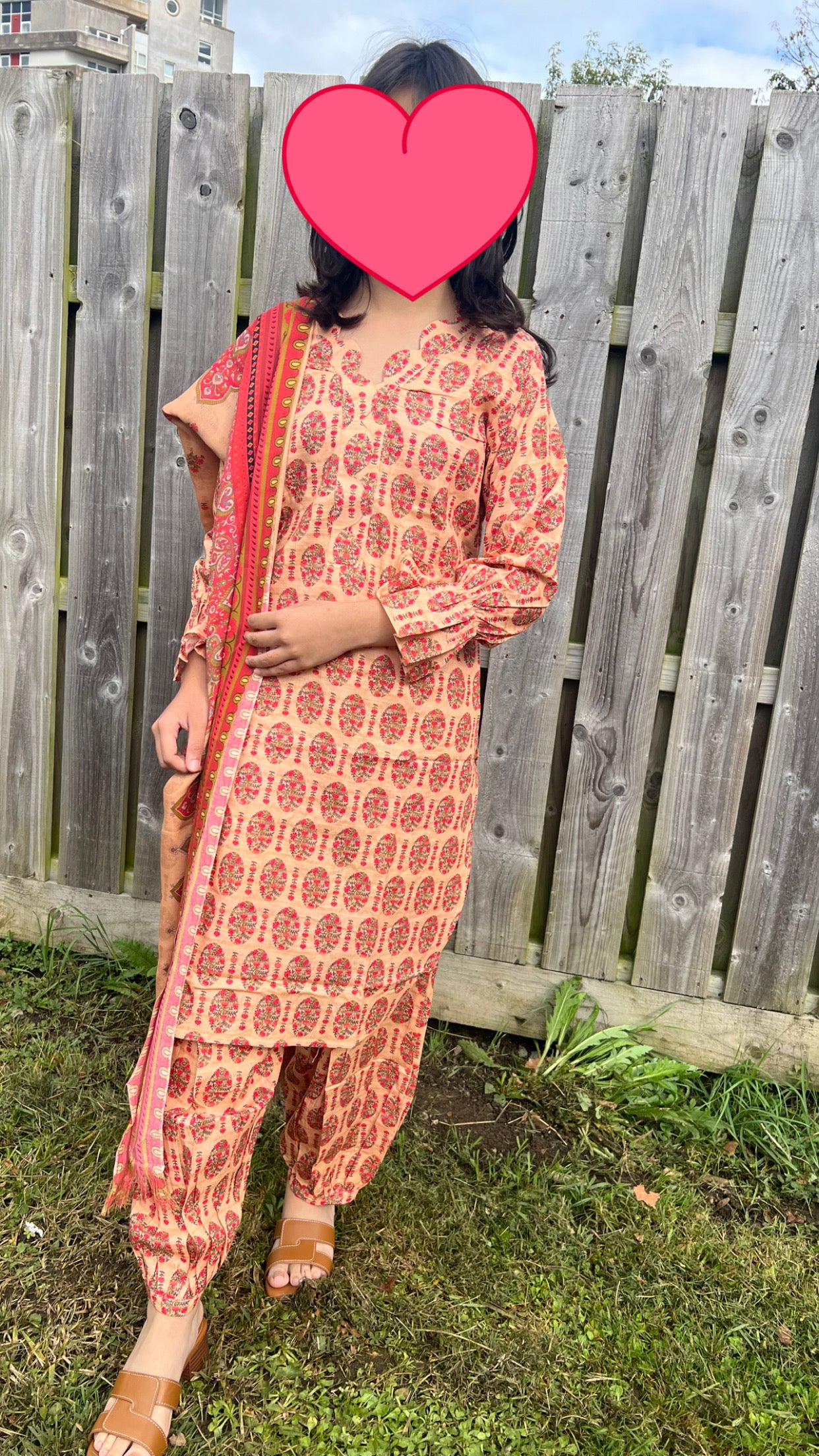 3 PC KHADDAR KAMEEZ , TULIP SHALWAR AND SHAWL