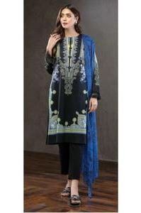 LIMELIGHT LAWN KAMEEZ, TROUSERS AND CHIFFON DUPATTA (XL)