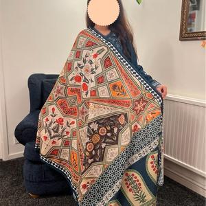 Maria B inspired viscose embroidered kameez , palazzo and silk fully laced dupatta Womenswear eid collection Traditional Long Sleeve Comfort Clothing Comfortable Fabric Embroidery Elegance