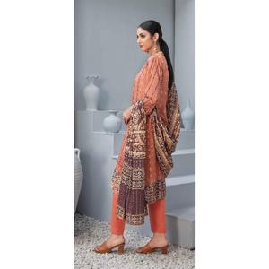 3 PC TAWAKKAL CLOITE EMBROIDERED KAMEEZ, COTTON TROSER AND DUPATTA