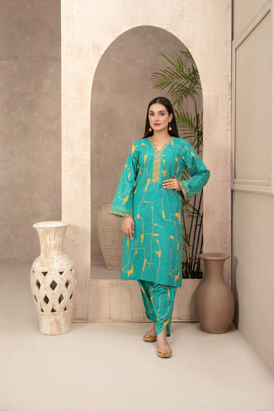 2 PC TAWAKKAL MALIA COTTON KAMEEZ AND TROUSER