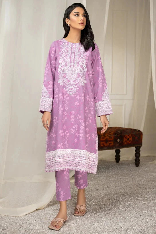 LIMELIGHT LAWN PRINTED KAMEEZ WITH TROUSERS STITCHED (XL)